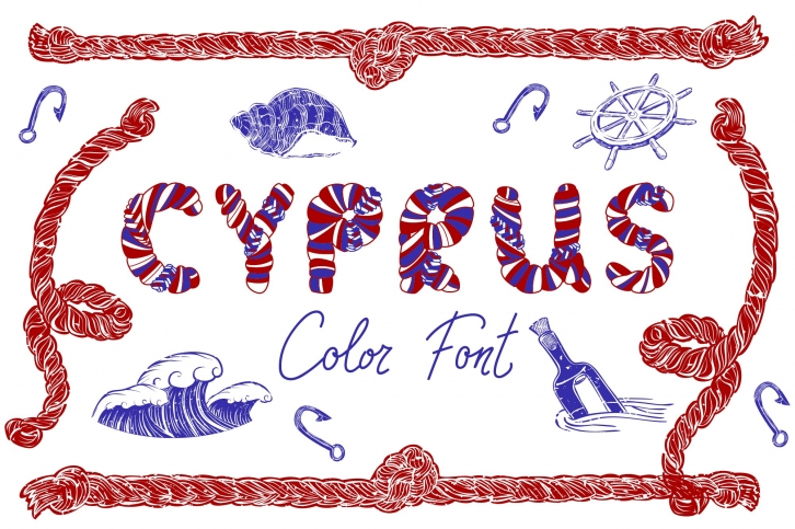 CYPRUS Colour Font Font Download