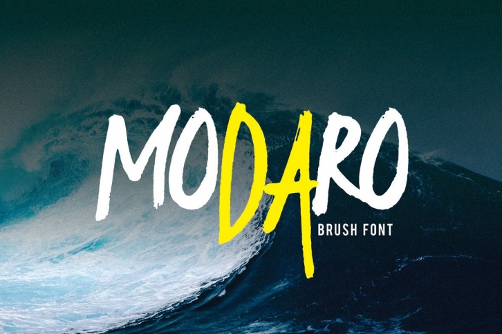 Modaro Bold Handmade Brush Font Font Download