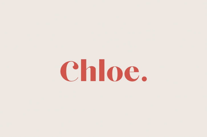Chloe - A Classic Typeface Font Download