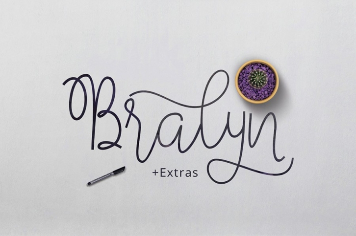 Bralyn + Extras Font Download