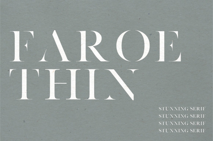 Faroe Thin | A Stunning Serif Font Download