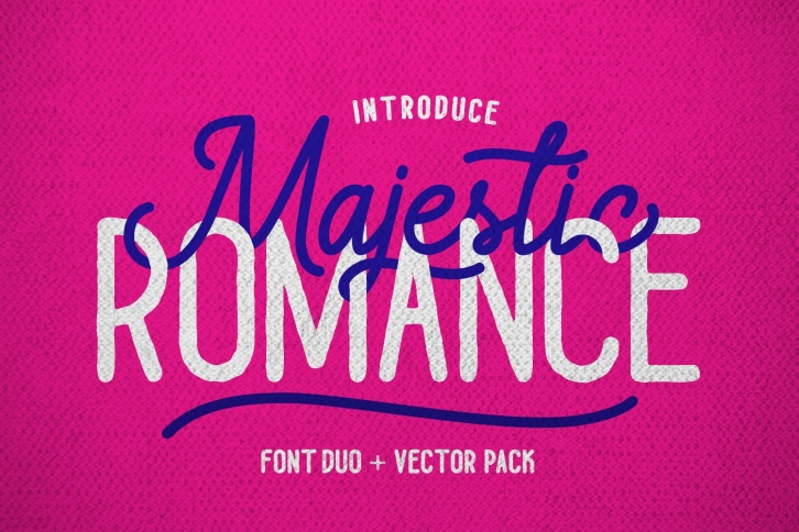 Majestic Romance - Font Duo Font Download
