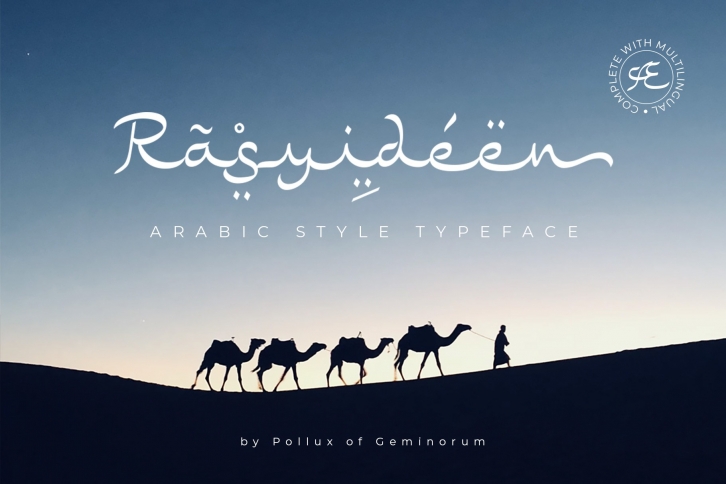 Rasyideen - Arabic Style Typeface Font Download