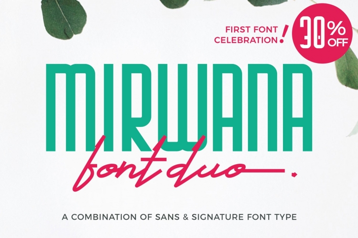 Mirwana Font Duo Font Download
