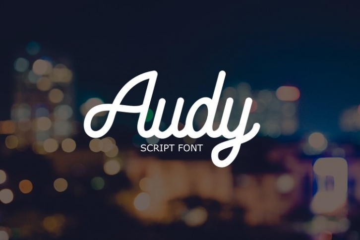 Audy Font Download