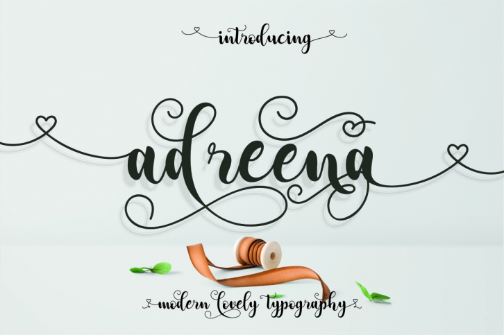 Adreena Lovely Font Font Download