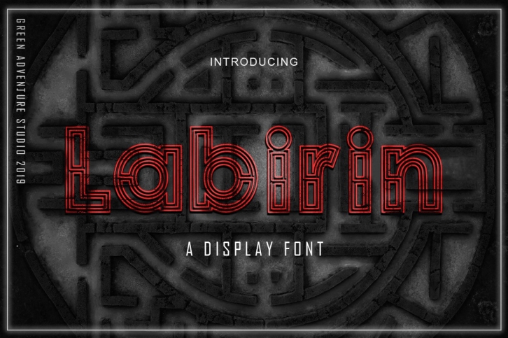 Labirin - A Display Font Font Download