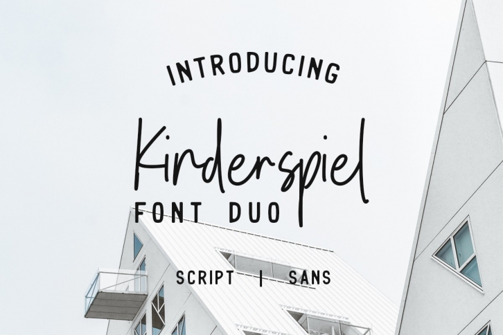 Kinderspiel - Font Duo Font Download