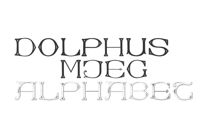 Dolphus-Mieg Alphabet Font Download