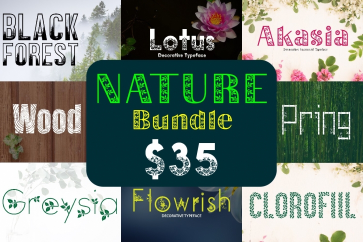 Nature Bundle Font Download