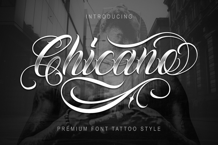 Chicano Font | Tattoo Style Font Download