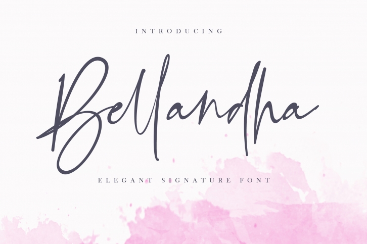 Bellandha Signature Font Download