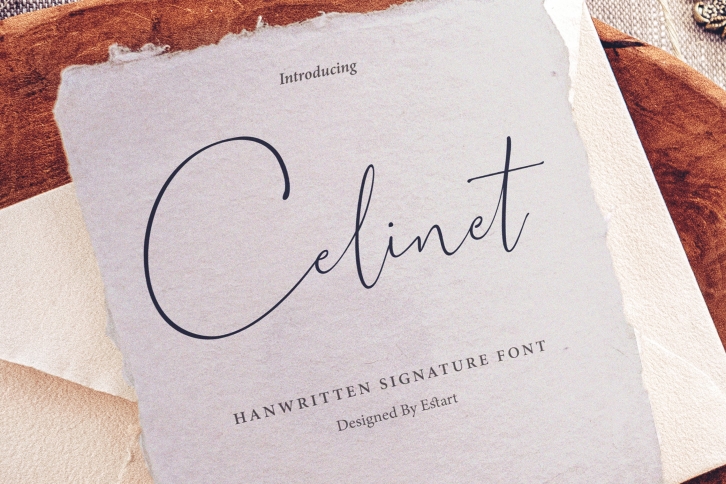 Celinet / Signature Font Download