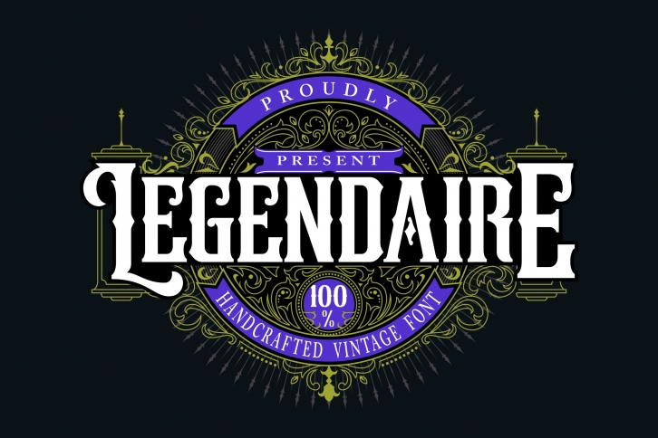 Legendarie | Handcrafted Vintage Font Font Download