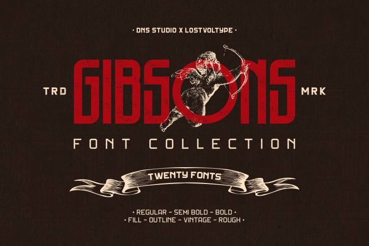 Gibson Font Collection Font Download