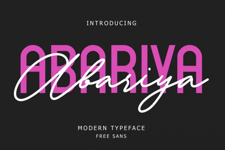Abariya Font Duo Font Download