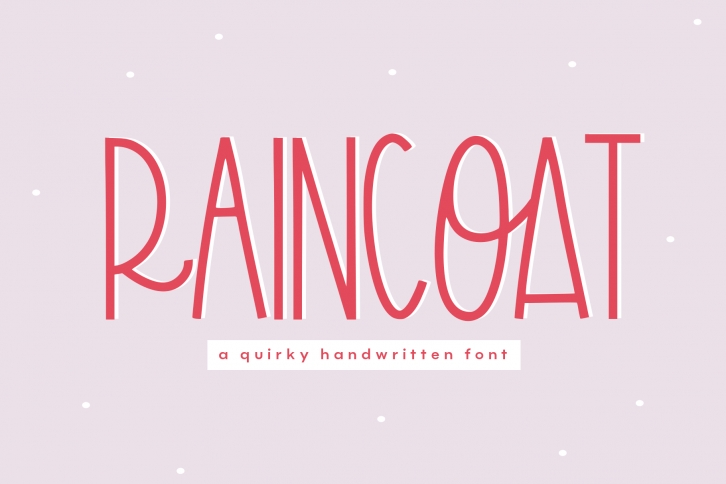 Raincoat - A Fun Handwritten Font Font Download