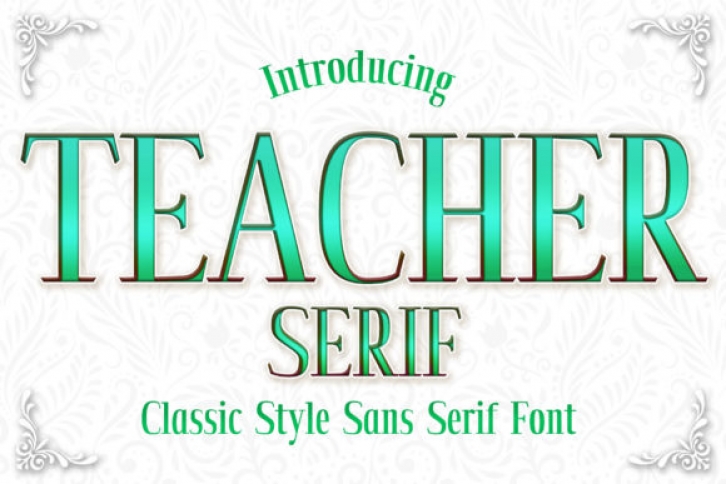 Teacher Font Download