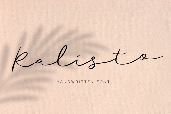 Ralisto Handwritten Font Download