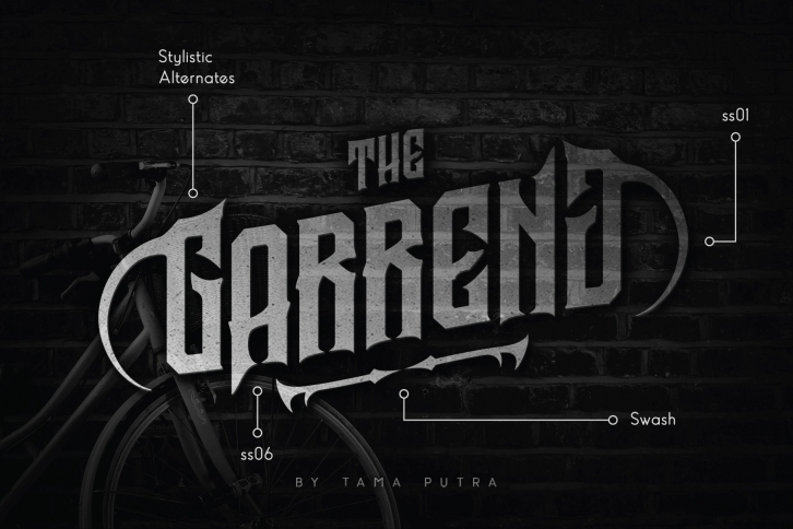 Garreng Decorative Serif Typeface Font Download