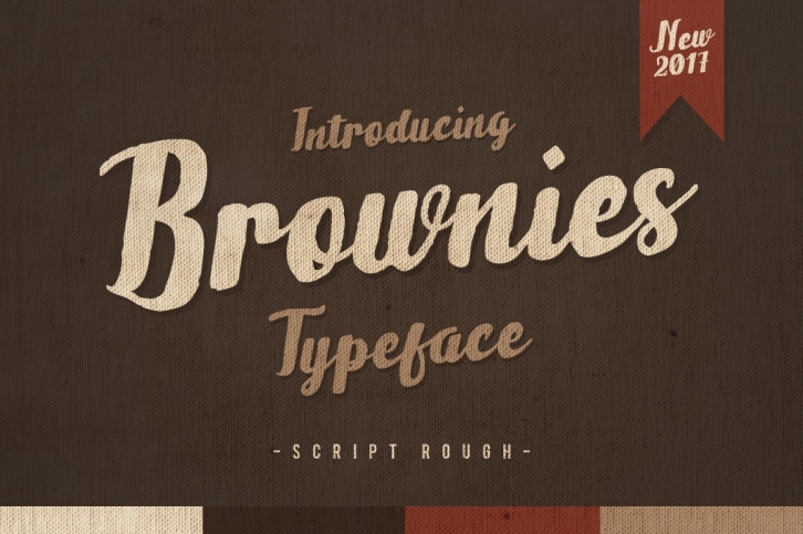 Brownies Typeface Font Download