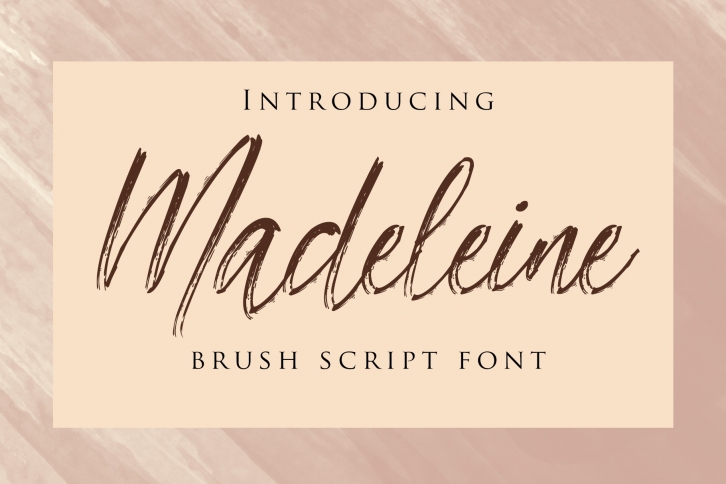 Madeleine - Brush Script Font Font Download