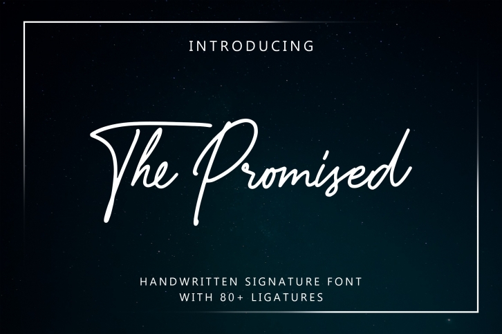 The Promised Signature Font Font Download