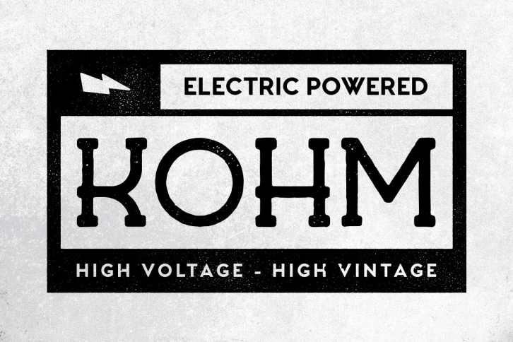 Kohm - Vintage Font Font Download