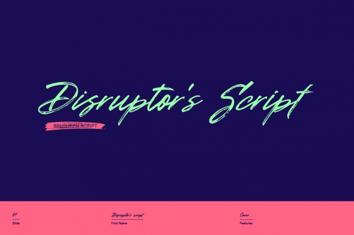 Disruptors Script Font Download