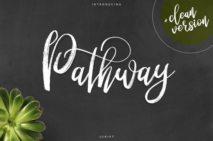 Pathway script - 2 styles Font Download