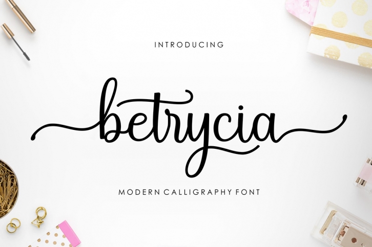 Betrycia Script Font Download