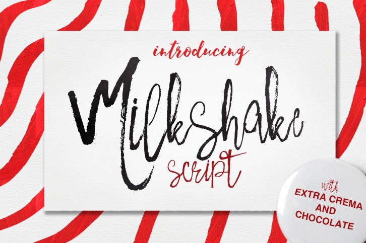 Milkshake and Extras Font Download