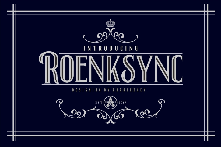 Roenksync Font Font Download