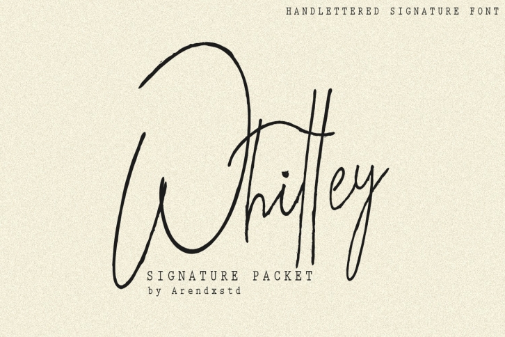 Whitley Signature Packet Font Download