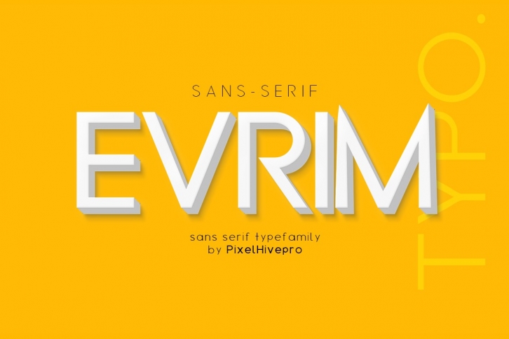 Evrim Sans Serif Font Font Download