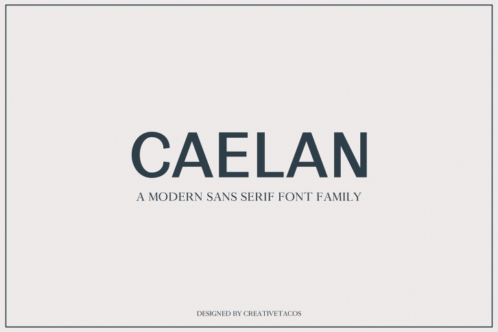 Calean Sans Serif Font Family Pack Font Download