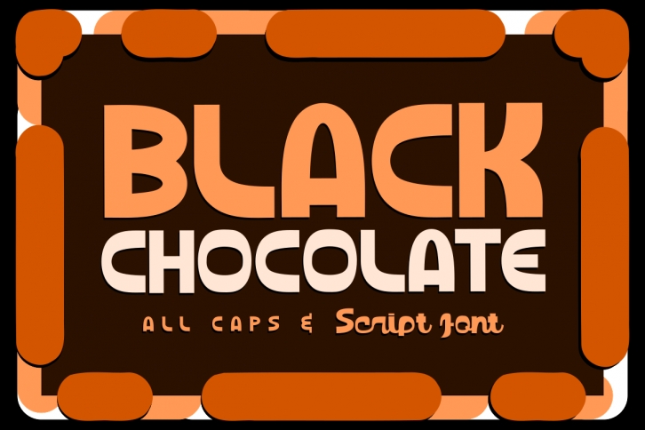 Black Chocolate Display Font Font Download