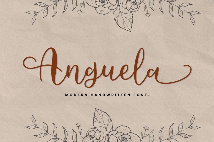 Anguela Script Handwriting Font Download