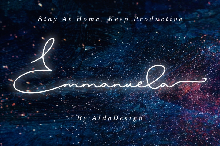 Emmanuella Signature Font Font Download