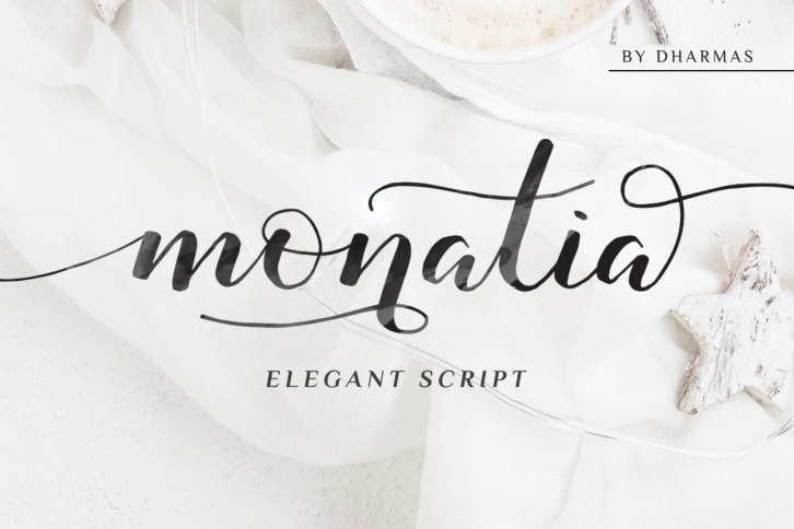 Monatia - Elegant Script Font Download