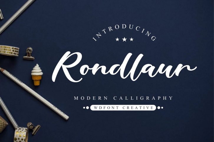 Rondlaur | Modern Calligraphy Font Download