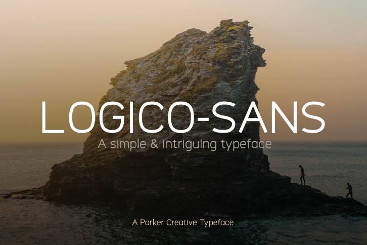Logico-Sans Simple Modern Font Font Download
