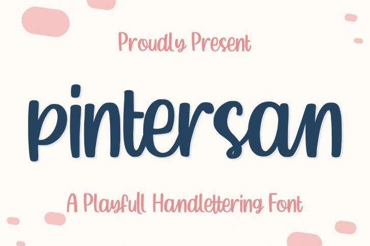 Pintersan - Handlettering Font Font Download