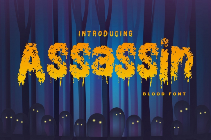 Assassin | Decorative Blood Font Font Download