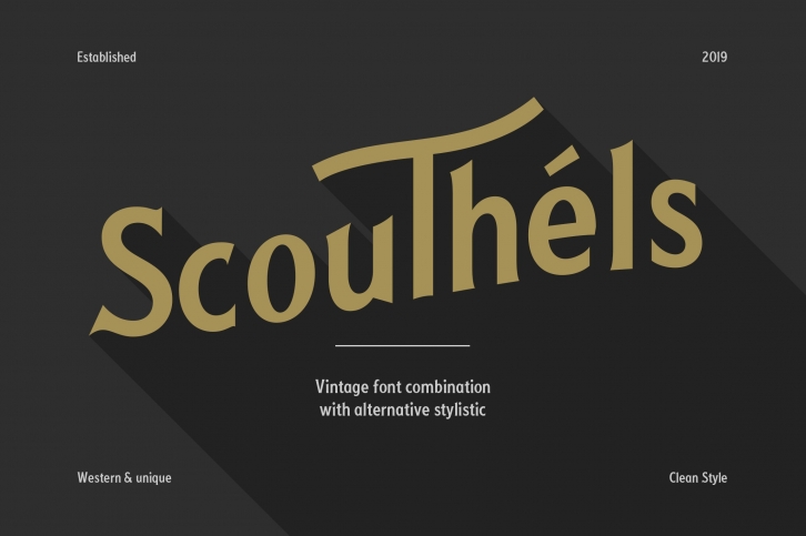 Scouthels Typeface - Clean Sans Font Font Download