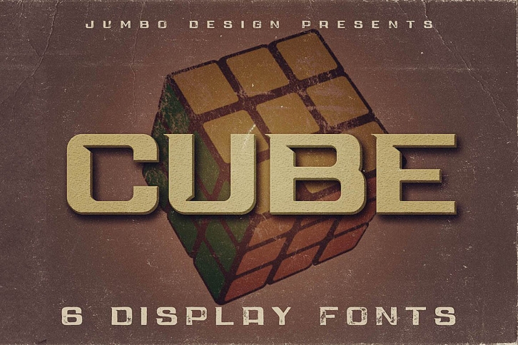 Cube - Display Font Font Download