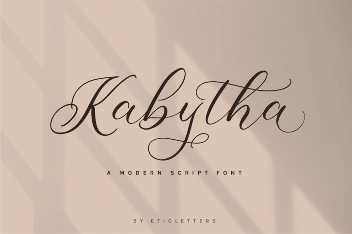 Kabytha | Script Font Font Download