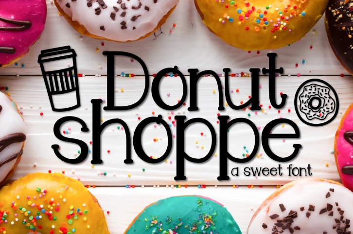 Donut Shoppe a Sweet Font Font Download