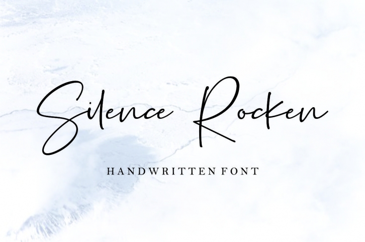 Silence Rocken  Handwritten Font Font Download