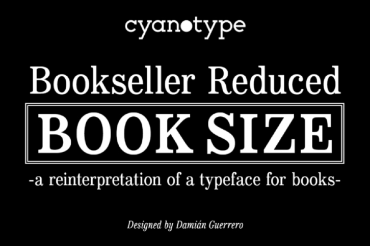 Bookseller Reduced Font Download